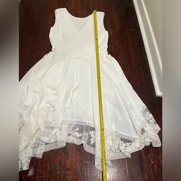 Maje white Rushane Midi Dress - Picture 12 of 14